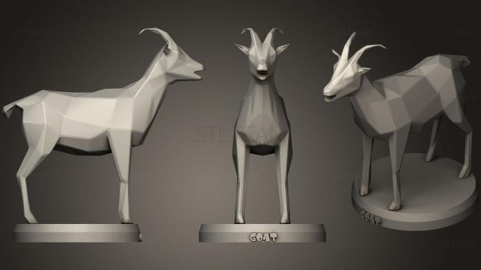 3D model Poly Goat (STL)